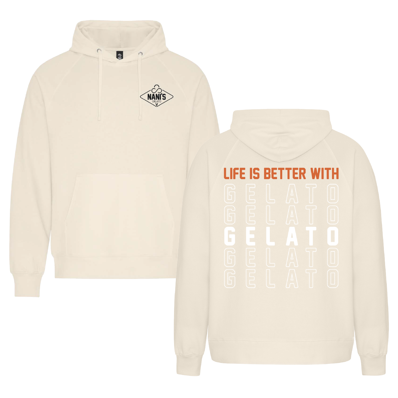 Nanis - Life Is Better - French Terry Hoodie