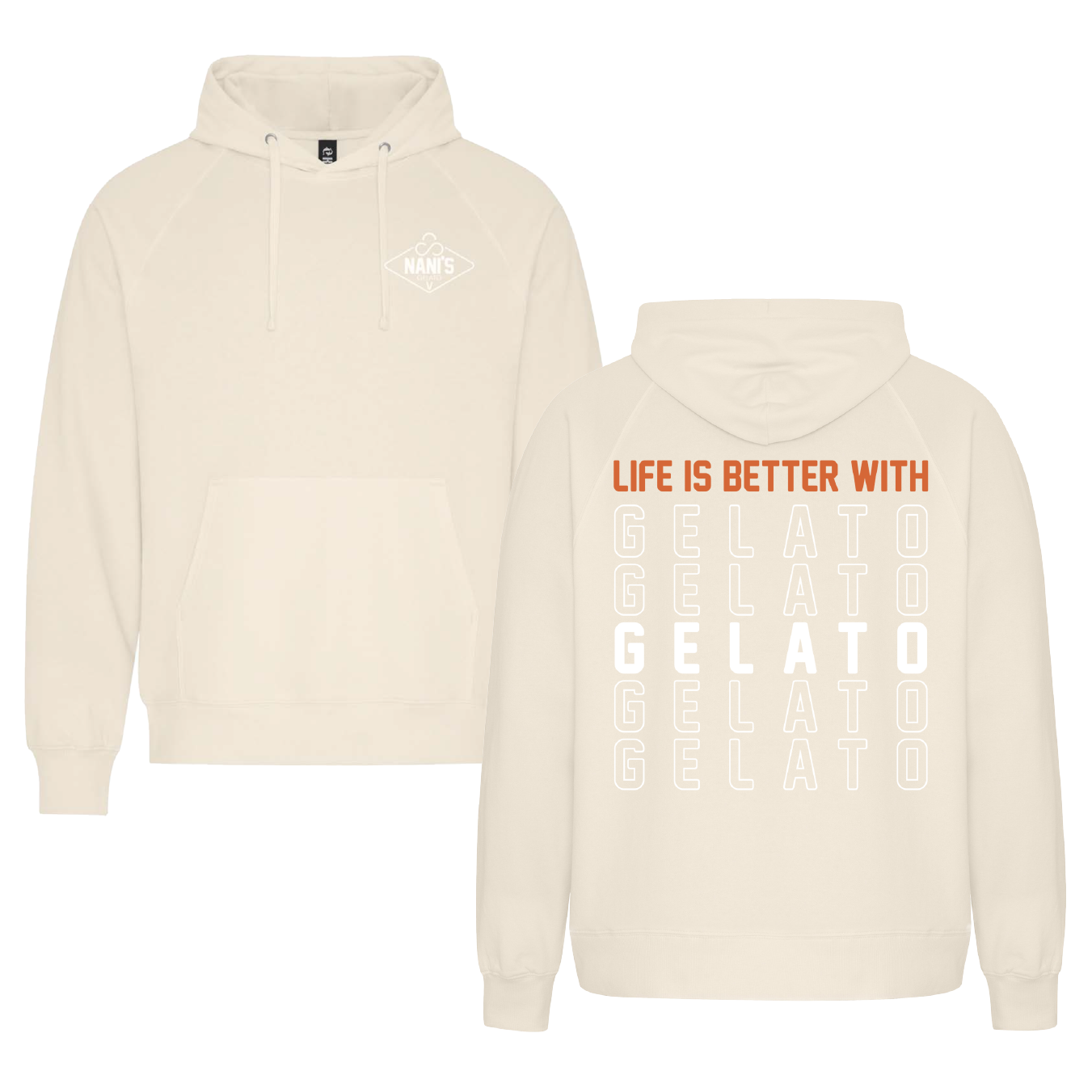 Nanis - Life Is Better - French Terry Hoodie