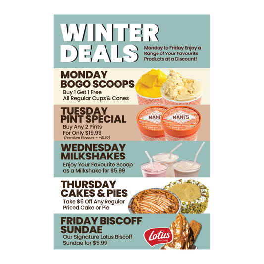 Poster - Winter Deals